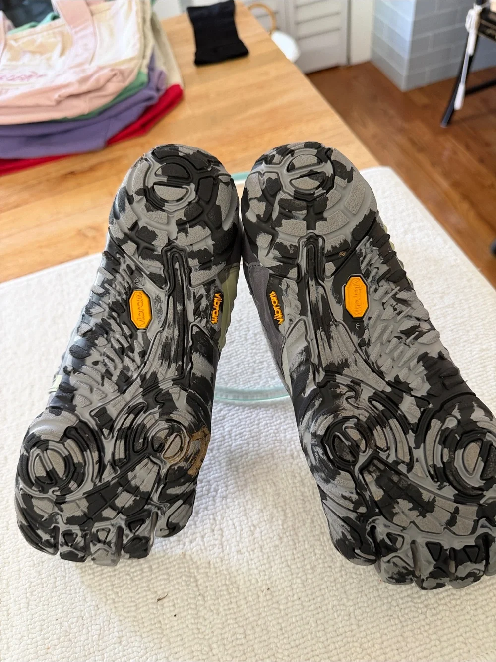 Vibram Gray Camouflage FiveFingers Toe Sneakers